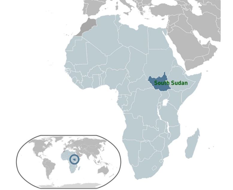 South Sudan Map